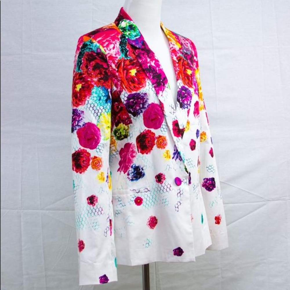 Prabal Gurung Floral Blazer - Picture 2 of 6